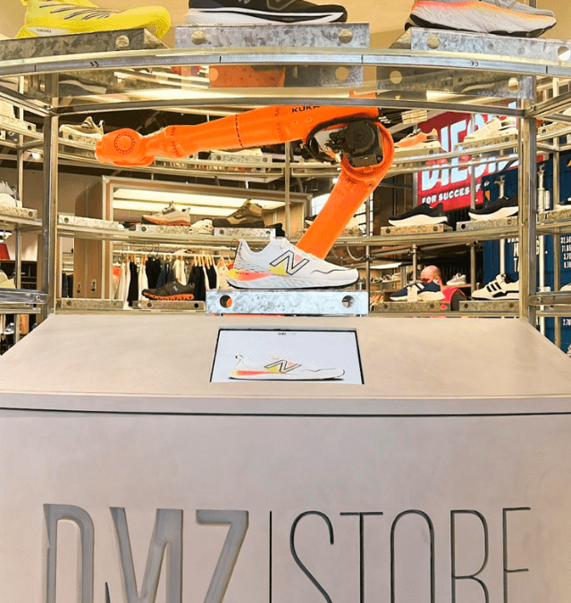 Robô industrial no varejo: DMZ Store inova ao utilizar robô para autoatendimento em sua loja