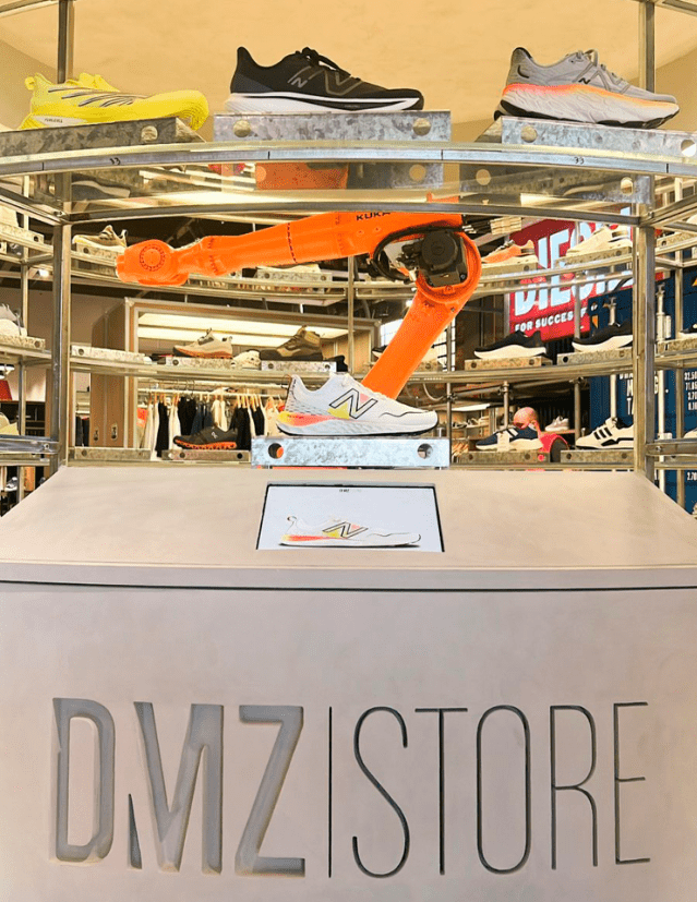 Robô Industrial no Varejo: DMZ Store Inova com Autoatendimento Robótico